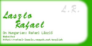 laszlo rafael business card